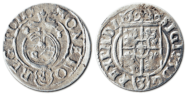 1,5 польського гроша, 1623 р.