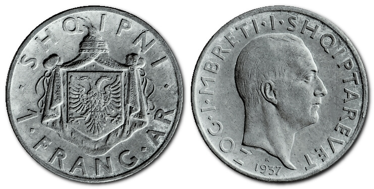 Albania-silver-coin
