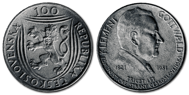Czechoslovakia-silver-coin