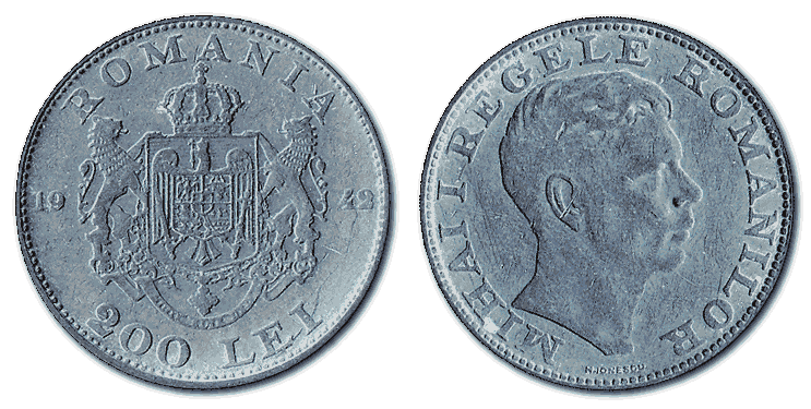 Romania-silver-coin