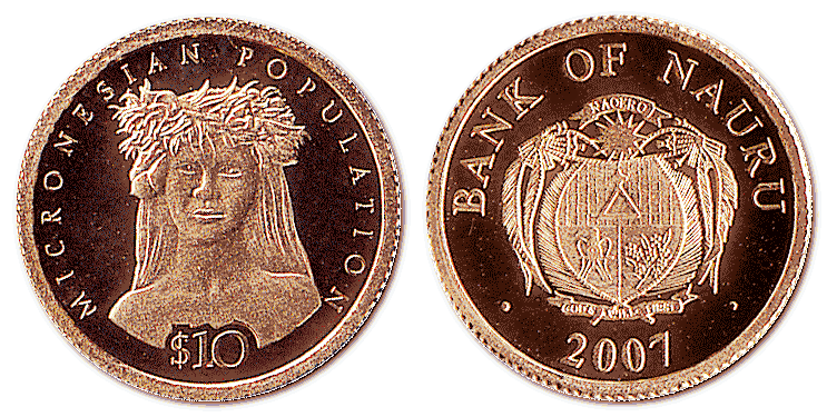 10 доларів Науру 2007 р.