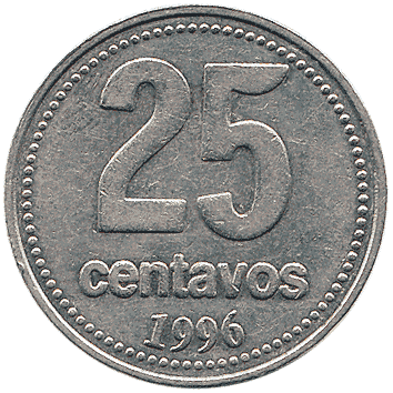 25 Сентаво - 1996 - Аргентина
