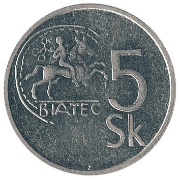5 Крона - 1993 - Словаччина