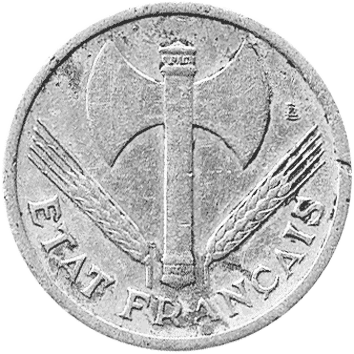 1 Франк - 1943 - Франція