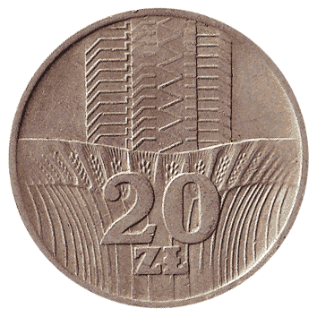 20 Злотий - 1974 - Польща