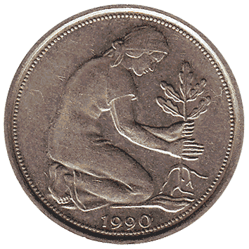 50 Пфеніг - 1990 - Німеччина