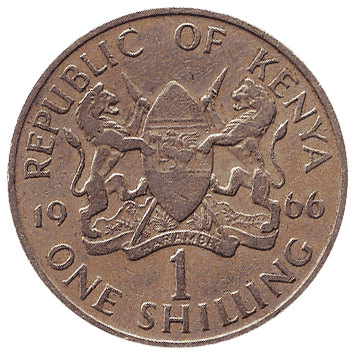 1 Шилінг - 1966 - Кенія
