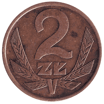 2 Злотий - 1976 - Польща
