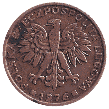 2 Злотий - 1976 - Польща