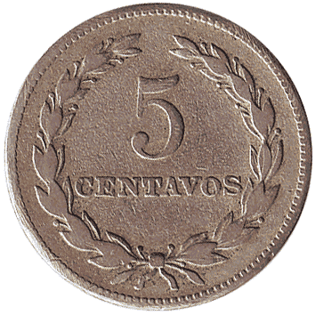 5 Сентаво - 1966 - Сальвадор