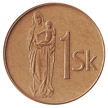 1 Крона - 1993 - Словаччина