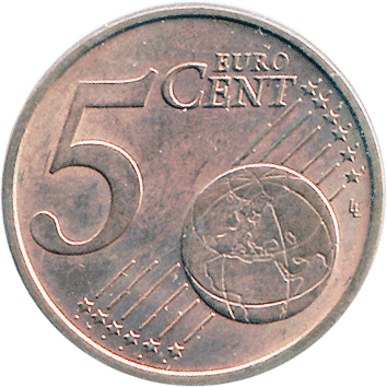 5 Євроцентів (Euro Cent) - 2008 - Італія