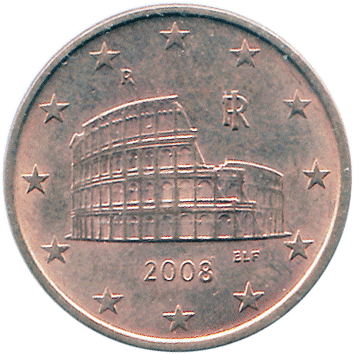 5 Євроцентів (Euro Cent) - 2008 - Італія