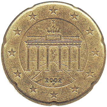 20 Євроцентів (Euro Cent) - 2002 - Німеччина