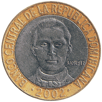 5 Песо (Pesos) - 2002 - Домініканська Республіка