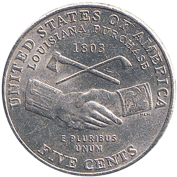 5 Центів (Cents) ("нікель" - "nickel") - 2004 - США
