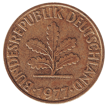10 Пфеніг - 1977 - Німеччина