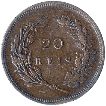 20 Рейс (Reis) - 1892 - Португалія
