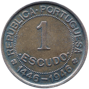 1 Ескудо (Escudo) - 1946 - Гвінея-Бісау