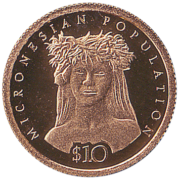 10 Доларів (Dollars) - 2007 - Науру