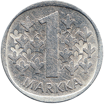 1 Марка (Markka) - 1981 - Фінляндія