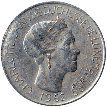 5 Франків (Francs) - 1962 - Люксембург