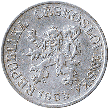 25 Гелерів (Haleru) - 1953 - Чехословаччина