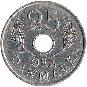 25 Ере (Ore) - 1970 - Данія