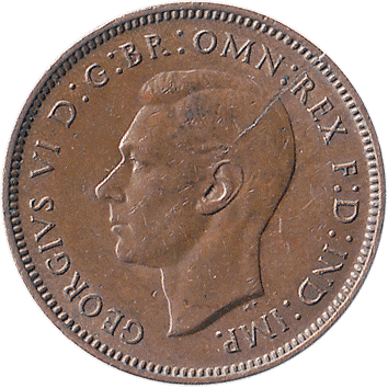 1 Фартинг (Farthing) - 1945 - Велика Британія