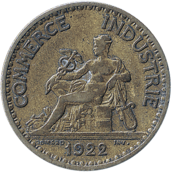 1 Франк (Franc) - 1922 - Франція