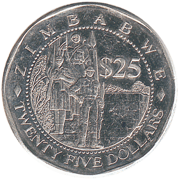 25 Доларів (Dollars) - 2003 - Зімбабве