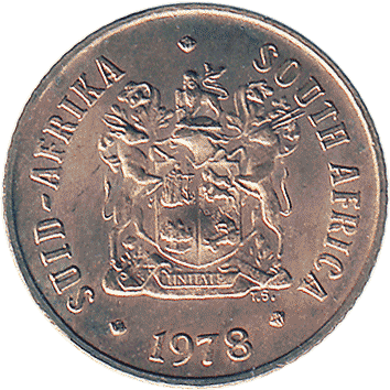 1 Цент (Cent) - 1978 - Південно-Африканська Республіка