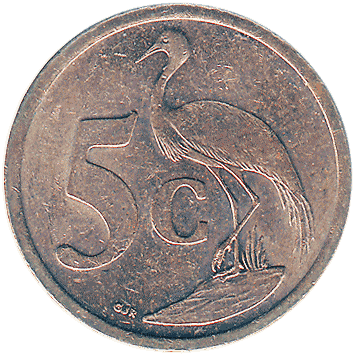 5 Центів (Cents) - 2004 - Південно-Африканська Республіка