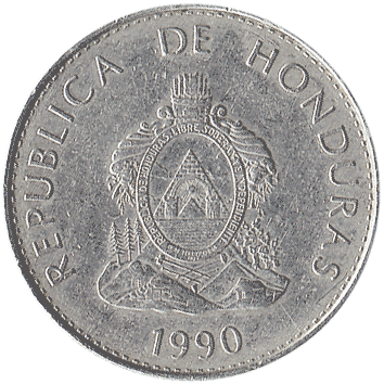 50 Сентаво (Centavos) - 1990 - Гондурас