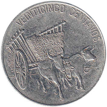 25 Сентаво (Centavos) - 1989 - Домініканська Республіка