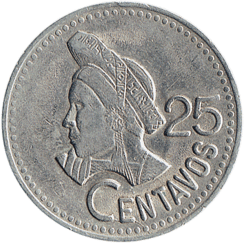 25 Сентаво (Centavos) - 1992 - Гватемала