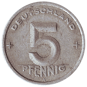 5 Пфеніг - 1949 - Німеччина