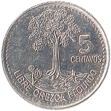 5 Сентаво (Centavos) - 2008 - Гватемала
