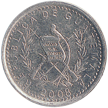 5 Сентаво (Centavos) - 2008 - Гватемала