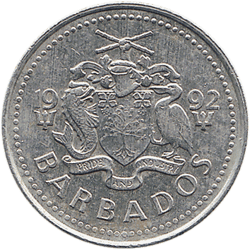 10 Центів (Cents) - 1992 - Барбадос