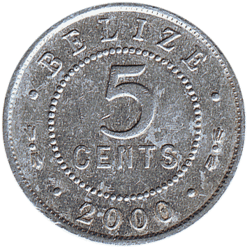 5 Центів (Cents) - 2000 - Беліз