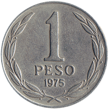 1 Песо (Peso) - 1975 - Чилі