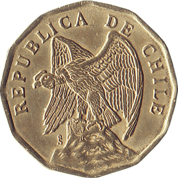 10 Сентаво (Centavos) - 1975 - Чилі