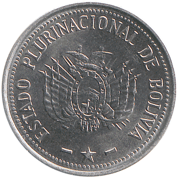 50 Сентаво (Centavos) - 2010 - Болівія