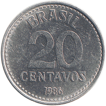 20 Сентаво (Centavos) - 1986 - Бразилія