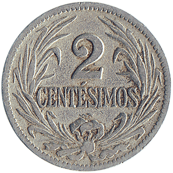 2 Сентесимо (Centesimos) - 1924 - Уругвай