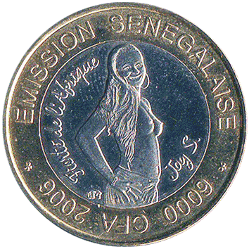 6000 Франків (Francs) (4 Африка - 4 Africa) - 2006 - Сенегал