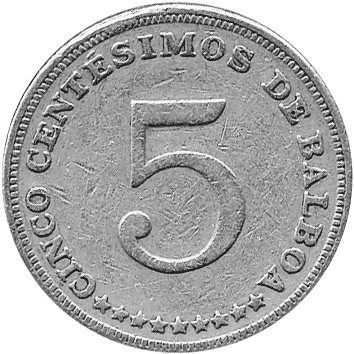 5 Сентесимо (Centesimos) - 1970 - Панама