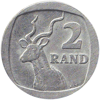 2 ранди (Rand) - 1989 - ПАР