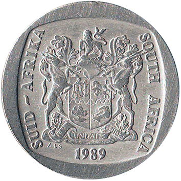 2 ранди (Rand) - 1989 - ПАР